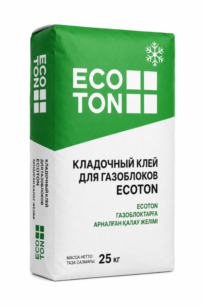 Смесь для тонкошовной кладки газоблоков ECOTON зимняя